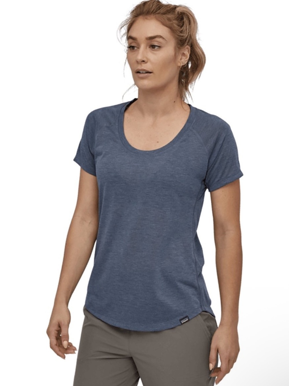 Patagonia Capilene Cool Tee Blue Small - Picture 1 of 7